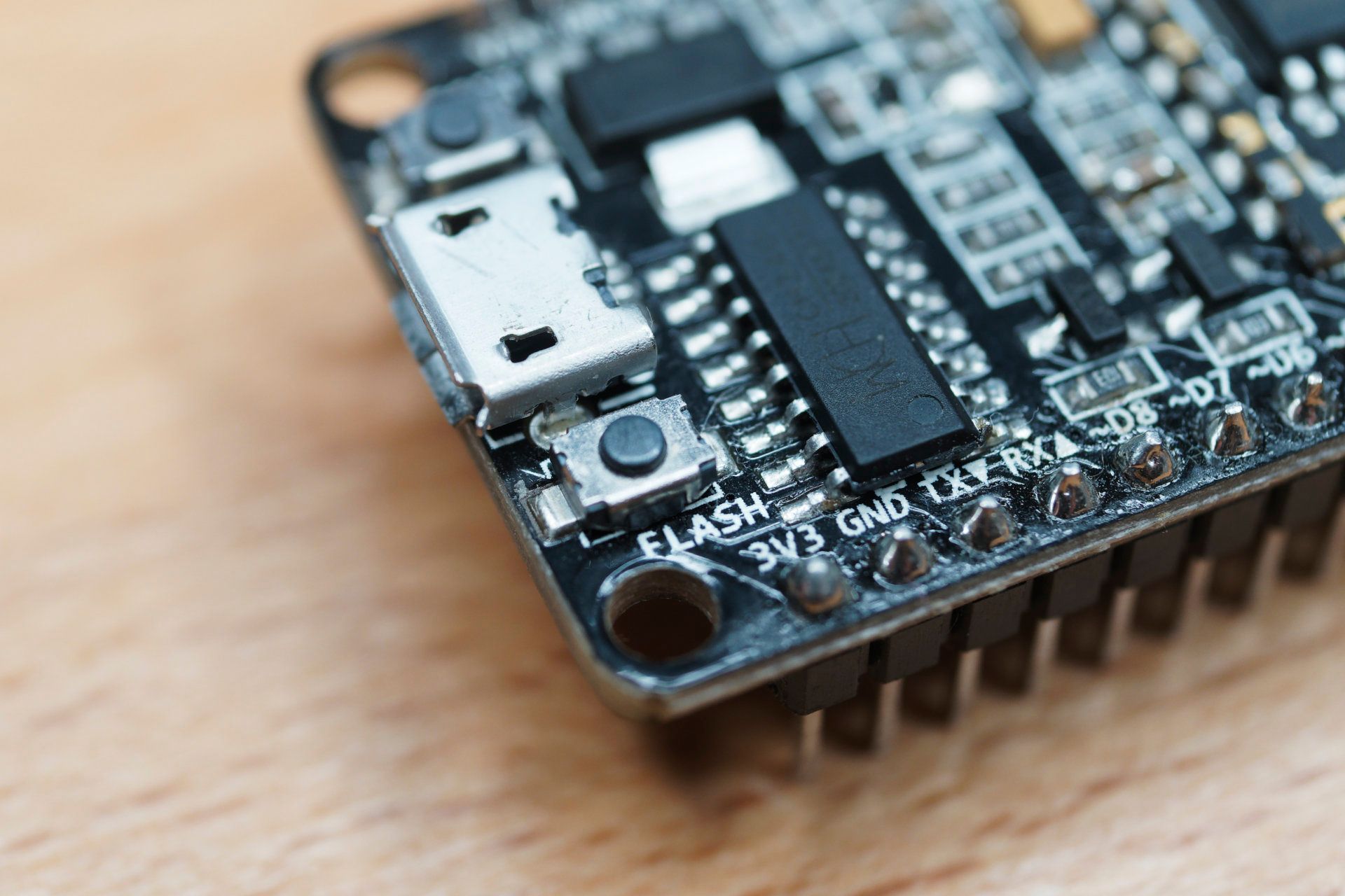 Flash Button of NodeMCU ESP8266 Development Board